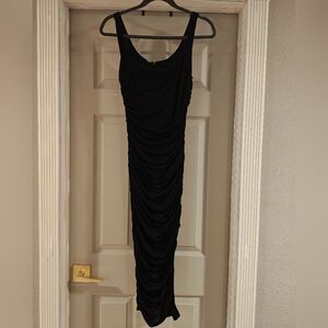 Chic Black Backless Dress
